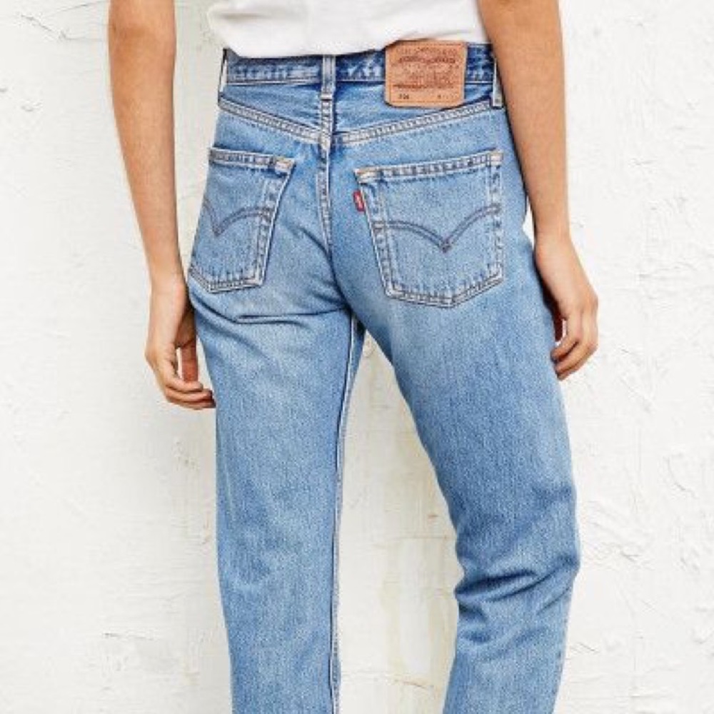 Levi high waisted mom jeans